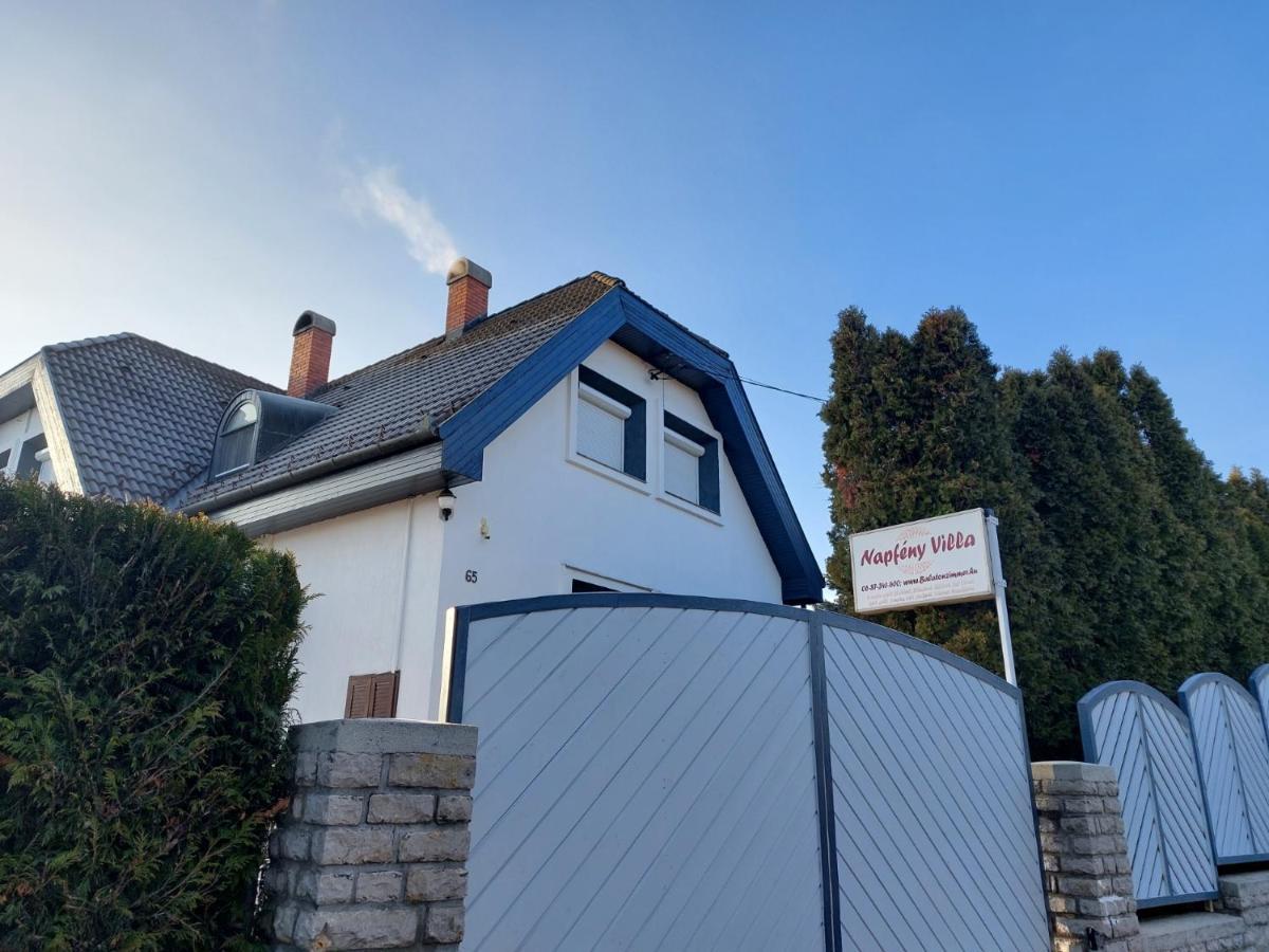 Napfeny Villa Balatonfured Exterior photo